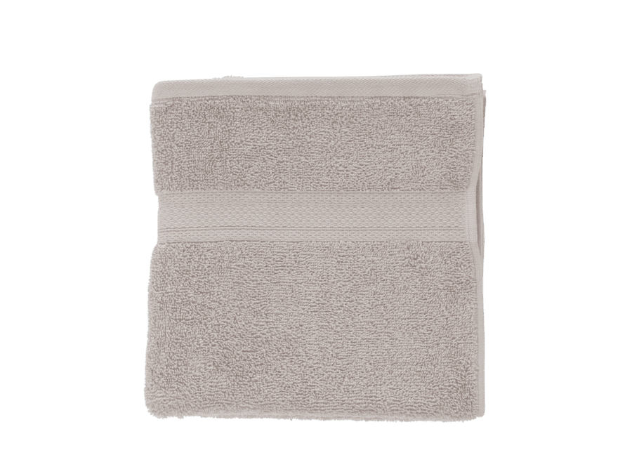 Serviette de bain gris - 50 x 100 cm - Wibra