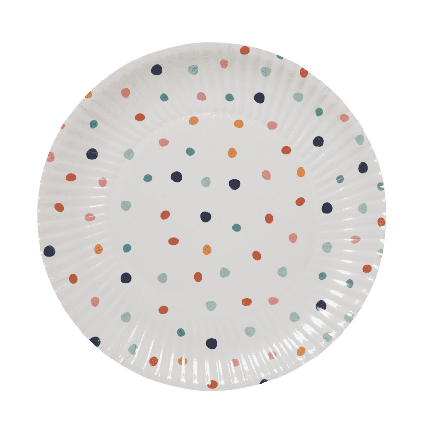 Papieren borden - in 2 kleuren - Wibra