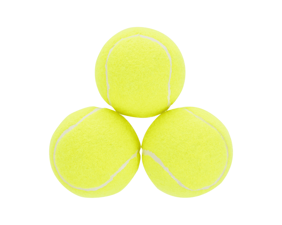 Balles de tennis - 3 pièces - Wibra