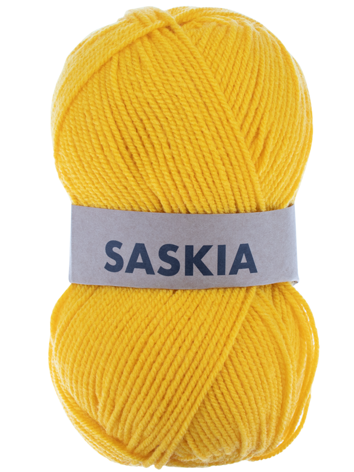 Saskia fil à tricoter - jaune - Wibra