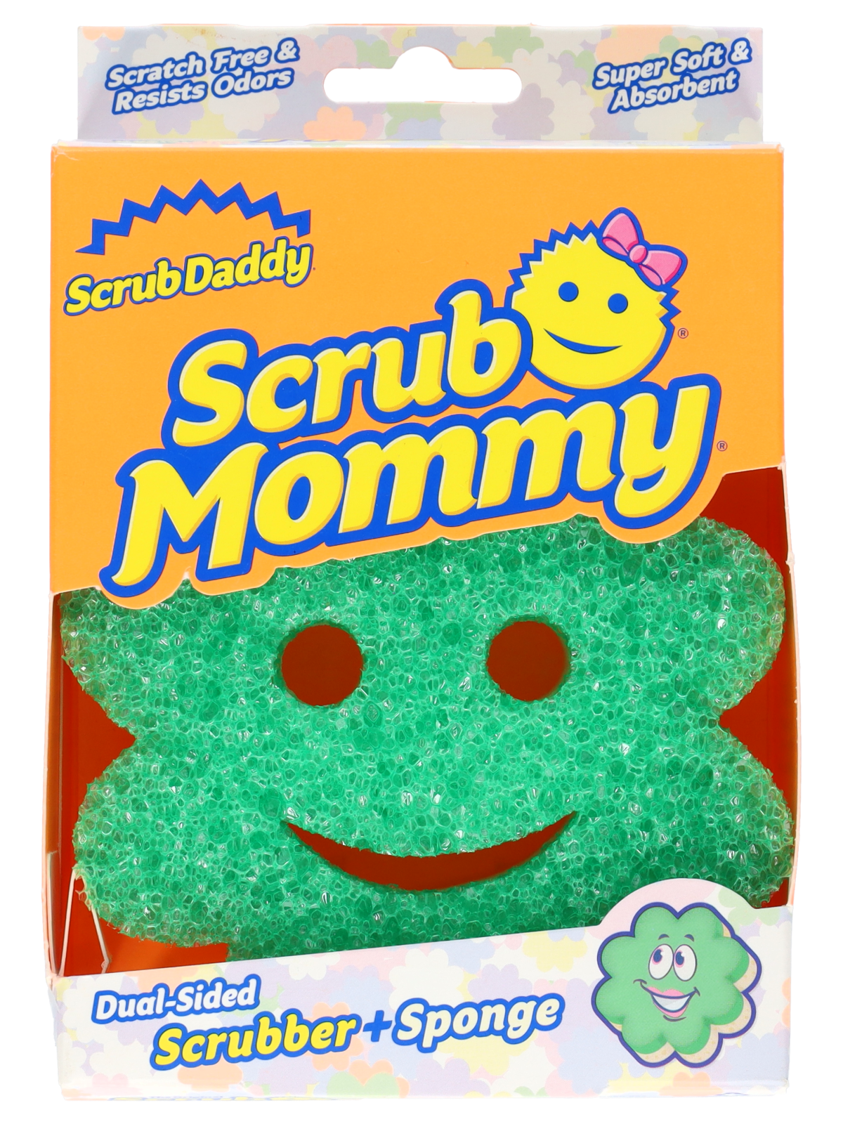 Scrub Daddy Sponge Set - Scrub Mommy Power Flower Dual- Sided Sponge A