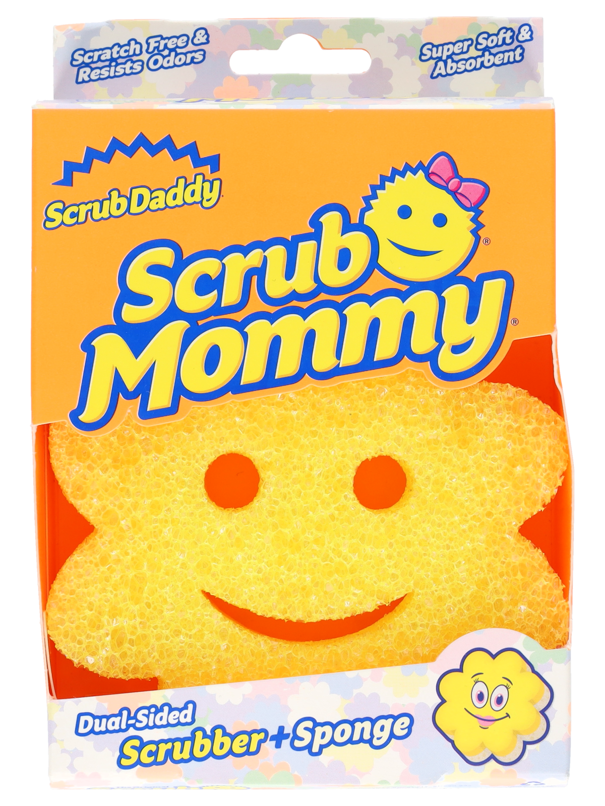 Scrub Mommy Flower jaune - Wibra Belgique - Vous faites ça bien.