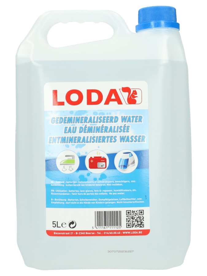 Loda gedemineraliseerd water 5 liter - Wibra