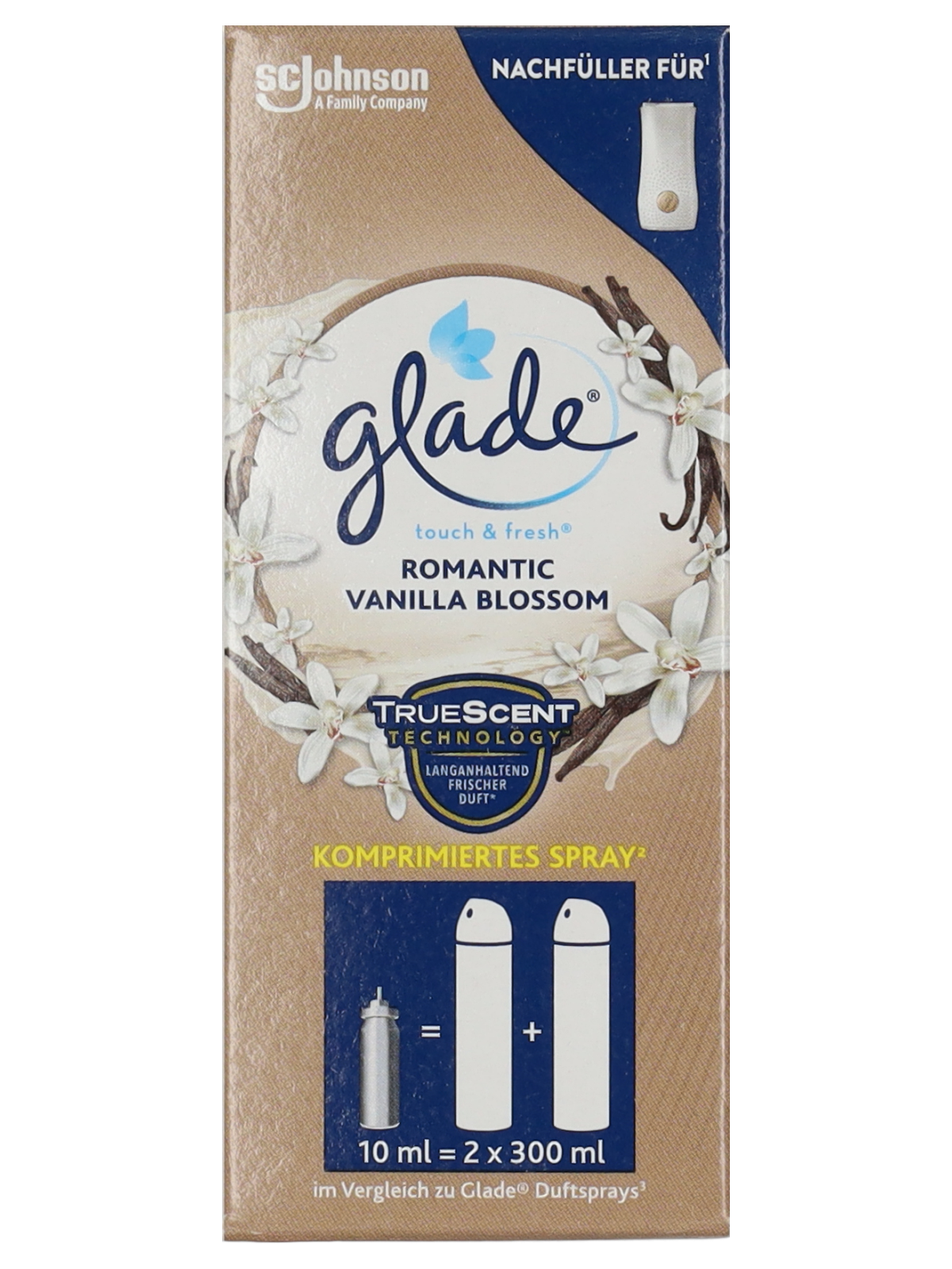 Recharge Diffuseur automatique Romantic Vanilla Blossom, Glade
