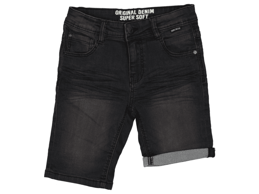Korte jog jeans – zwart (86-128) – 104 - Wibra
