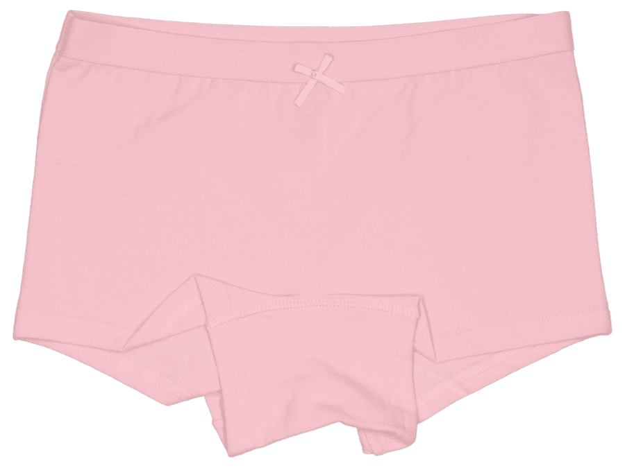 Meisjes boxer 2 stuks – 104/110, roze - Wibra